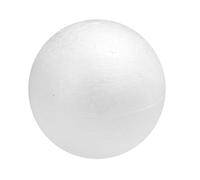 Glorex 6 3803 794 - Palline di polistirolo, Bianco, Diametro ca. 3 cm, 12 Pezzi, per Decorazioni e bricolage Versatili.