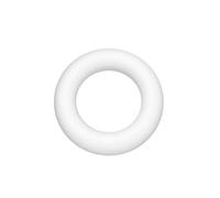 Glorex 6 3803 827 K di polistirolo Ring, polistirolo, Bianco, 17 x 17 x 3 cm