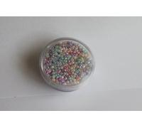 Glorex 6 5226 077 Rocailles 2,6 mm,17 G, Vetro, Multicolore, 4.3 x 4.3 x 1.7 cm