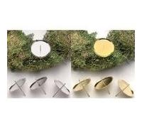 Glorex 6 7021 201 - Portacandele 4 pezzi, 6 cm, colore: Argento