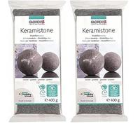 GLOREX 6 8070 340 - Keramistone Granit, 400 g, Argilla da Modellare indurente all'Aria con Struttura granitica di Alta qualità, per Modellare, Rivestire e Decorare (Confezione da 2)