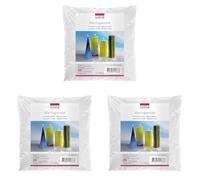 Glorex 6 8600 9 - Granuli di Cera in Forma di pastiglia, 500 g, Cera per Candele a Base di paraffina, per la Fabbricazione di Candele, pronta all'Uso (Confezione da 3)