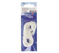 Glorex 6 8620 5 - Punta per candela misura 05, 3 m, bianco, 5