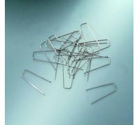 Glorex Aghi di girasola, Metallo, Argento, 100 Pezzi, 6 x 25 mm