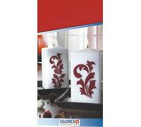 Glorex - Cera Decorativa, NA, Rosso Chiaro, 20 x 11,6 x 0,1 cm