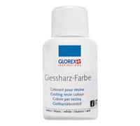 GLOREX Colore per resina da colata, 20 ml, bianco | Pigmento liquido per colorare la resina utilizzata in opere d’arte e gioielli, codice articolo 6 2101 604