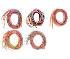 Glorex Colour Strips Glitter 20 Pezzi 100 cm di Lunghezza, 10 Fb. Assortimento di Cotone, Multicolore, 11,5 x 18,5 x 1 cm