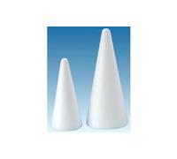 Glorex Coni in polistirolo, Bianco, 12 x 7 x 2 cm