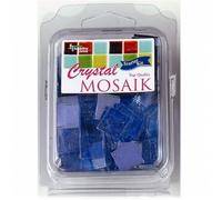 Glorex Crystal Set di Mosaico, Vetro, Blu, 12.7 x 8.7 x 3.7 cm