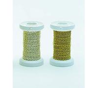 Glorex Effetto Filo Oro Colori 0,25 mm, 60 m in Ottone, Filo, Oro, 9.5 x 8.5 x 3 cm