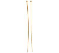 Glorex Ferri bambù, Set da 2 Pezzi, 4,0 mm, Lunghezza 35 cm, per Lavorare a Maglia in Modo Facile e Comodo, Multicolore