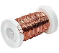 Glorex Filo di Rame 0,4 mm, 40 m, Metallico, Marrone, 9 x 8.69 x 3.2 cm, unità