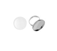 Glorex Finger Anello Rotondo Diametro 27 mm, mehreres, Multicolore, 21 x 15 x 3 cm