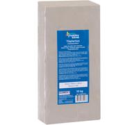 Glorex GmbH 6 8073 610 argilla bianca da ceramica, 10 kg, bianca, non chamottata