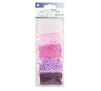 GLOREX Kit Perline, Rosa/Lilla, 6mm