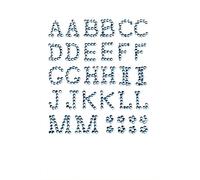 Glorex Lettere P e D 13 mm A-M autoadesive, H'Blue, 14.5 x 8.6 x 0.2 cm