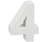 GLOREX Numero 4, FSC Mix, bianco, 10 x 7 x 3,5 cm