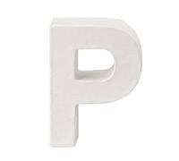 Glorex Papp della Lettera P, FSC Mix, Bianco, 10 x 7 x 3,5 cm