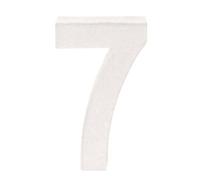 Glorex Papp di Numero 7, CERTIFICATA FSC, Bianco, 10 x 7 x 3,5 cm