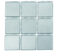 Glorex Poly di Mosaic, Plastica, Grigio Chiaro, 15 x 8.6 x 0.4 cm