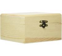 Glorex, scatola di legno, naturale, 12,5 x 11,5 x 7,5 cm