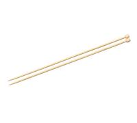 Glorex Set di 2 Ferri bambù, 5,0 mm, Lunghezza 35 cm, per Lavorare a Maglia Facile e Confortevole, Multicolore