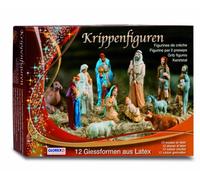 Glorex Set di statuette in lattice, 31 x 22 x 6,5 cm, multicolore