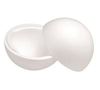 Glorex Sfera di polistirolo, Bianco, 20 x 20 x 20 cm