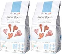Glorex stewa Form, Pasta per stampi, Bianco, 6,8 x 10 x 20 cm (Confezione da 2)