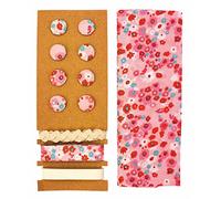 Glorex Tessile di Set, Poliestere, Multicolore, 24.5 x 17.6 x 0.5 cm