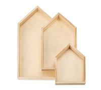 Glorex Vassoio in legno, naturale, 20 x 40 x 5 cm