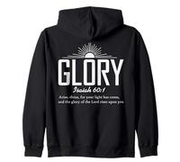 Gloria a Dio Bibbia Citazione Cristiana Felpa con Cappuccio