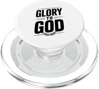 Gloria a Dio Fede cristiana Ispirazione PopSockets PopGrip per MagSafe