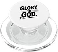 Gloria a Dio Fede ispiratrice Cristiana PopSockets PopGrip per MagSafe