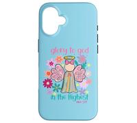 Gloria a Dio nel più alto Angelo Luca 2:14 Christian Custodia per iPhone 16