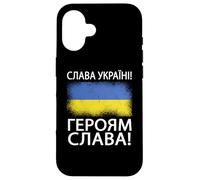 Gloria all'Ucraina Gloria agli eroi Lingua ucraina Custodia per iPhone 16