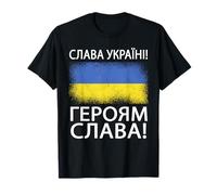 Gloria all'Ucraina Gloria agli Eroi Lingua Ucraina Maglietta