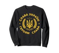 Gloria all'Ucraina Gloria agli Eroi Tryzub ucraino Felpa