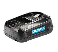GLORIA Batteria Bosch da 18 V e 2,5 Ah, Linea POWER FOR ALL, Batteria per MultiJet 18V, MultiBrush li-on, WeedBrush li-on, compressore per nebulizzatori, UNA batteria per la casa
