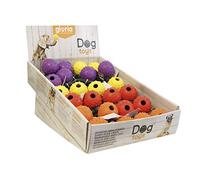 Gloria Cane Ball - Nastro Sfera Piatto 5 cm x 30 cm di Lunghezza - Flessibili e resilienti Ball - Giocattoli del Cane - Palla di Gomma - Colore Vario