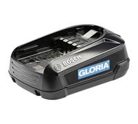 GLORIA Batteria Bosch da 18 V e 2,5 Ah, Linea POWER FOR ALL, Batteria per MultiJet 18V, MultiBrush li-on, WeedBrush li-on, compressore per nebulizzatori, UNA batteria per la casa