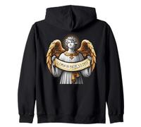 Gloria in Excelsis Deo Angel Christmas Carol Latino Cattolico Felpa con Cappuccio