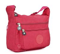 Gloria Kaos Borsa Borsello Donna Tracolla Regolabile Tessuto Multitasche Art.41543 (Scarlet)