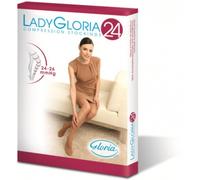 gloria Lady 24 collant punta aperta 240 nero 2