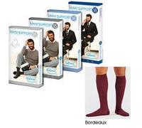 Gloria Med MAN SUPPORT 15COT GAMBALETTO 15 BORDEAUX 5