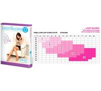 Gloria Med Lady Autoreggenti a Compressione Graduata, 12-15 mmHg, Calze per Grav
