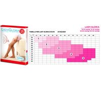 Gloria Med Lady Autoreggenti con Punta Aperta, Claze a Compressione Graduata, 18