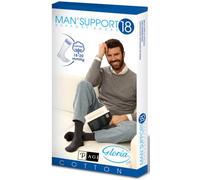 Gloria Med MAN SUPPORT 18 Calze a Compressione Graduata da Uomo, 18-20 mmHg, Cotone, Poliammide ed Elastam, Taglie 36-47