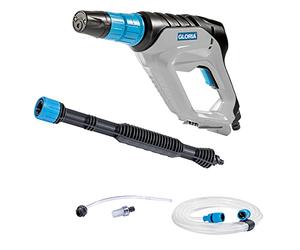GLORIA MultiJet 18V Idropulitrice a batteria | Compatibile con batteria BOSCH 18V | Pressione regolabile 2.5-25 bar | Sistema di pulizia e irrigazione | Senza batteria