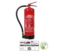 Gloria SD 6 E 6L Schiuma Estintore Fluorfrei Incl. Supporto U.Placca